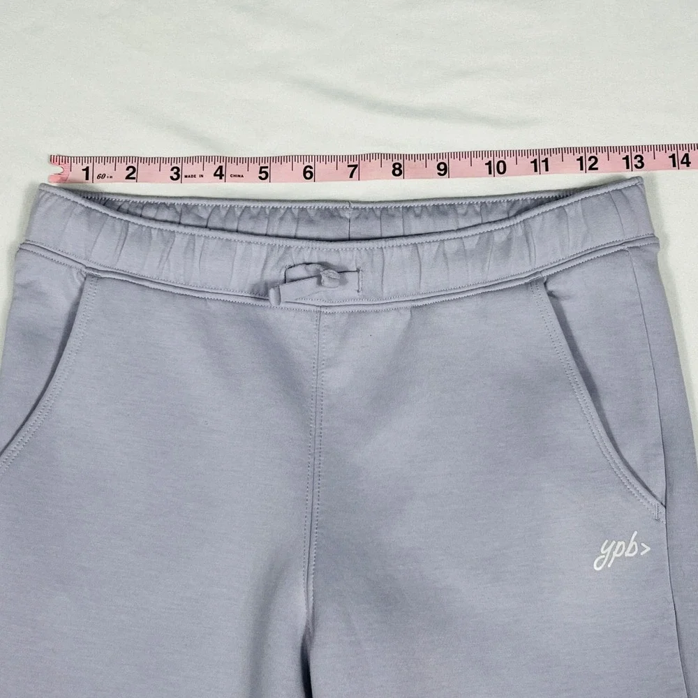 Abercrombie Kids YPB Lavender Sherpa Hooded Zip Up & Flare Pants Set Girls 13/14